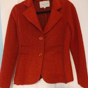 Chic Red Italian Blazer